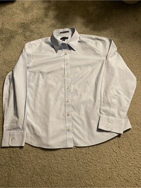 Woman’s 14 petite Light Blue Dress Shirt - Classic Oxford Button-Down